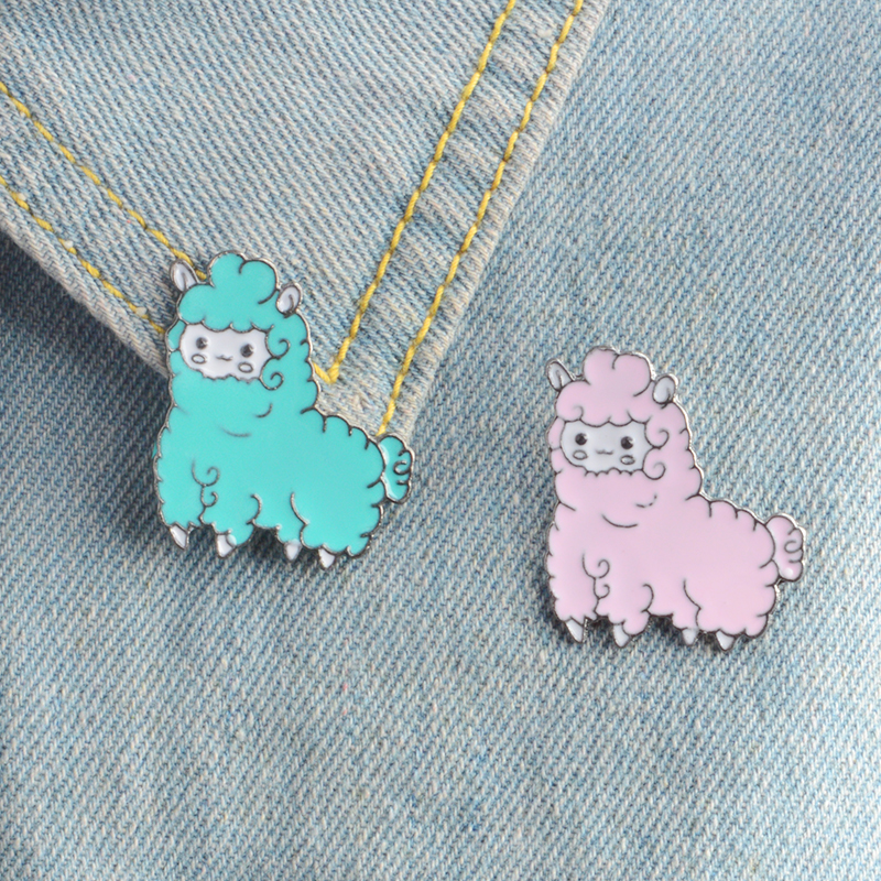 Kawaii Animal Alpaca Brooch Pin Badge Brooche Shirt Denim Jacket Decorated Women Girl Cute Jewelry Gifts, Gray
Kawaii Animal Alpaca Brooch Pin Badge Brooche Shirt Denim Jacket Decorated Women Girl Cute Jewelry Gifts, Gray