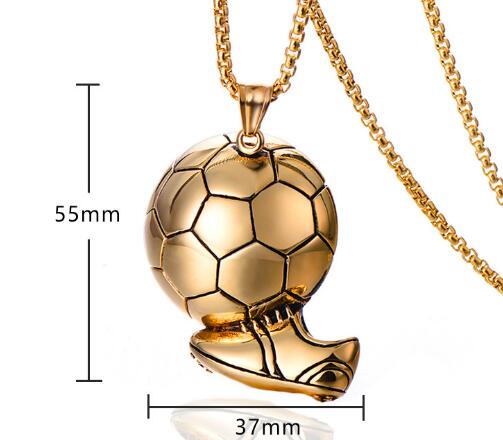 new Europe and the United States popular World Cup men's soccer shoes football shooting necklace sports pendant jewelry fashion popular