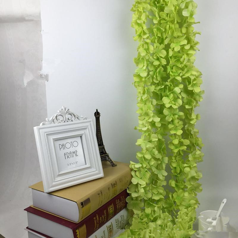 018 Romantic Silk Artificial Flowers Wedding Party Simulation Wisteria Vine Long Plant Home Room Office Garden Arch Decoration Flowers