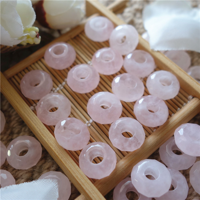 Loose Gemstone Brazilian Rose Quartz Crystal 5mm Big Hole For Diy Making Jewelry Bracelet 30pcs/lot
Loose Gemstone Brazilian Rose Quartz Crystal 5mm Big Hole For Diy Making Jewelry Bracelet 30pcs/lot