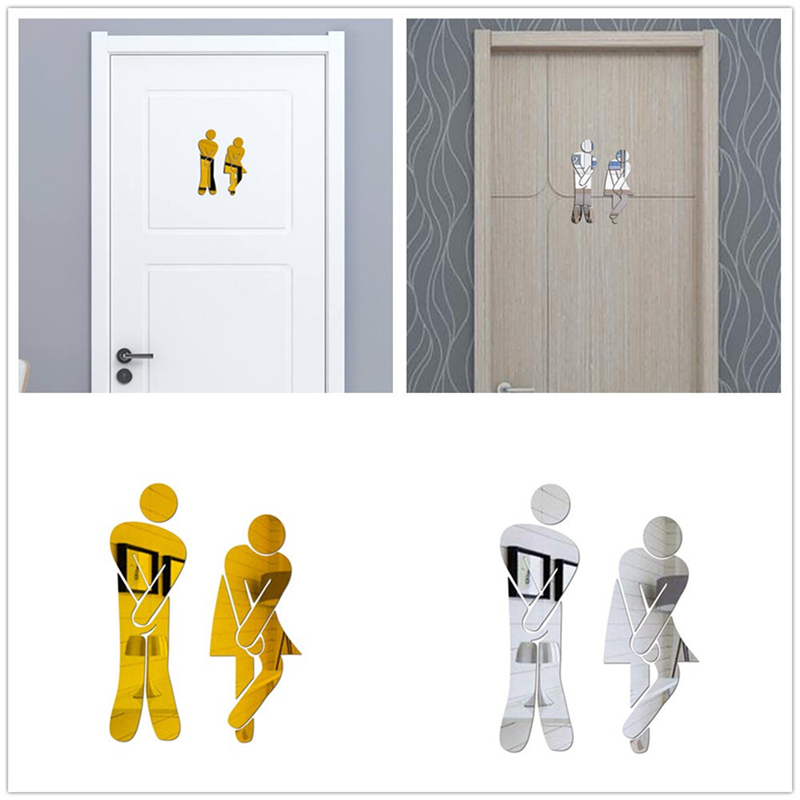 Toilet Room Sign Decorative Bathroom Sign For Hotel Bar Restaurant Mirror Wall 2017 new hot wall stickers Bathroom Decor
Toilet Room Sign Decorative Bathroom Sign For Hotel Bar Restaurant Mirror Wall 2017 new hot wall stickers Bathroom Decor