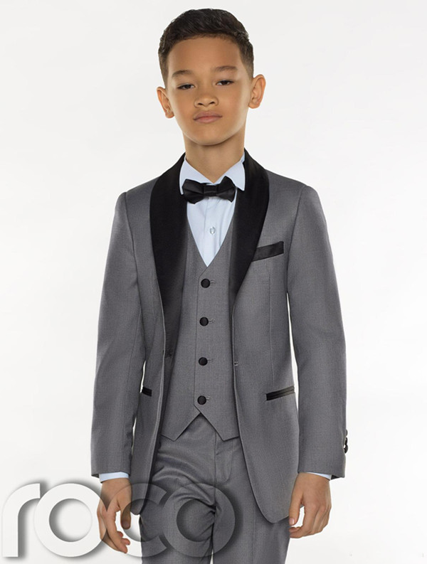 Three Pieces Grey Boys Tuxedo 2018 Cheap Custom Made Boys Dinner Suits Boys Formal Suits Tuxedo for Kids Tuxedo(Jacket+pant+vest+tie), Ivory
Three Pieces Grey Boys Tuxedo 2018 Cheap Custom Made Boys Dinner Suits Boys Formal Suits Tuxedo for Kids Tuxedo(Jacket+pant+vest+tie), Ivory