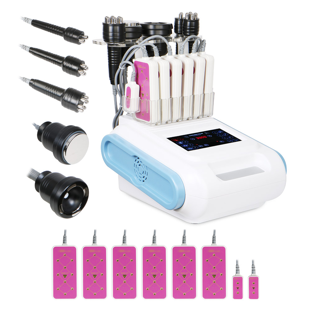 Multifunctional cavitation laser machine with 8 pads vacuum suction rf slimming cellulite removal beauty equipment
Multifunctional cavitation laser machine with 8 pads vacuum suction rf slimming cellulite removal beauty equipment