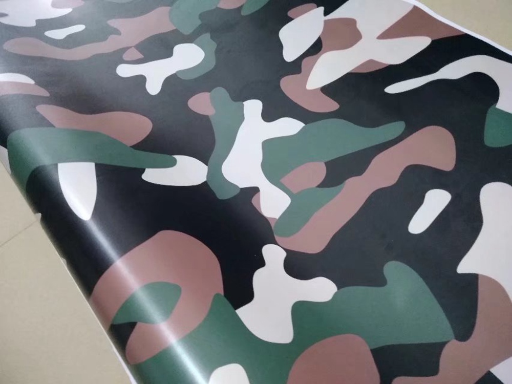 Woodland FOREST Camouflage / Camo Vinyl For Car Truck Wrap Camo Covering Film with air release Vehicle graphic Size 5x(32ft/67ft/98ft )