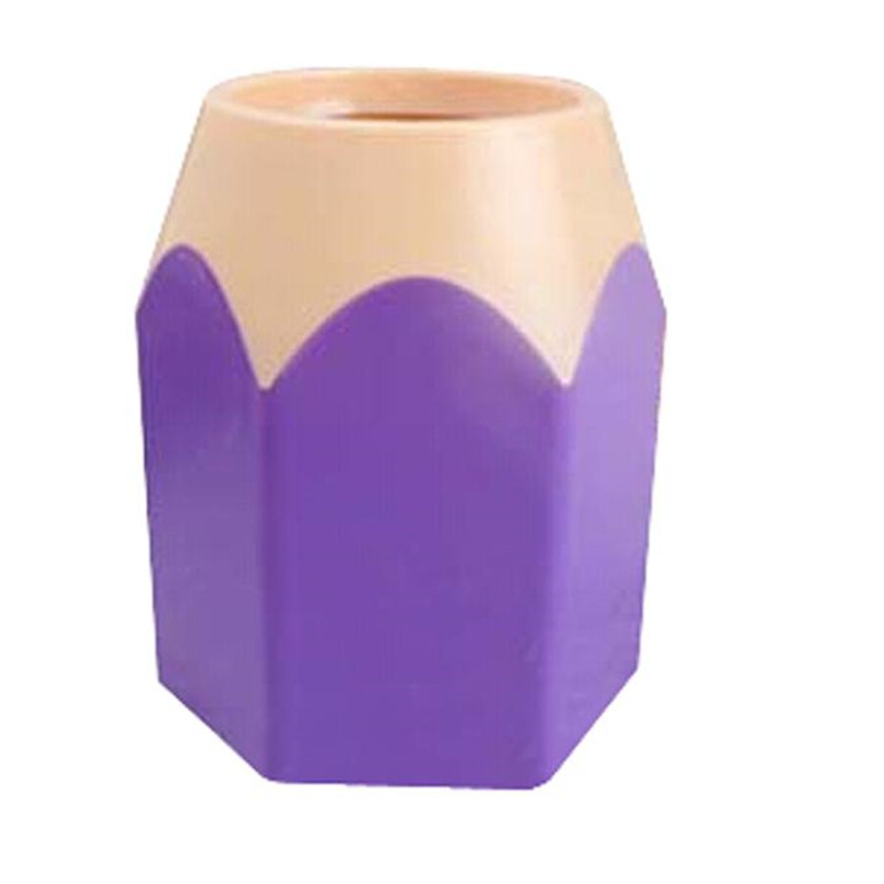 Makeup Brush Holder Desk Stationery Container Modern Creative Pen Vase Pencil Pot Desktop Pen Holder Desk Tidy Containe Box K4