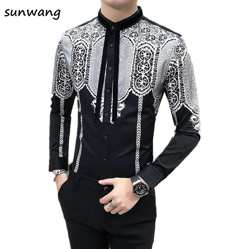 Sunwang Mens Plus Velvet shirts High Quality Men Shirts 2017 Fashion Long Sleeve Brand Printed Male Clothing Asian Size M-3XL, H286
Sunwang Mens Plus Velvet shirts High Quality Men Shirts 2017 Fashion Long Sleeve Brand Printed Male Clothing Asian Size M-3XL, H286
