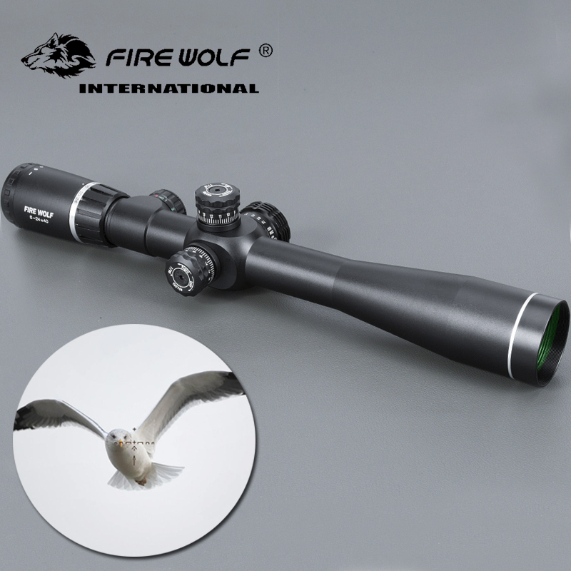 FIRE WOLF 6-24X40 Hunting Long Eye Relief Rifle Scopes Tactical Sight Optics Red Illuminated Night Riflescope For Guns
FIRE WOLF 6-24X40 Hunting Long Eye Relief Rifle Scopes Tactical Sight Optics Red Illuminated Night Riflescope For Guns