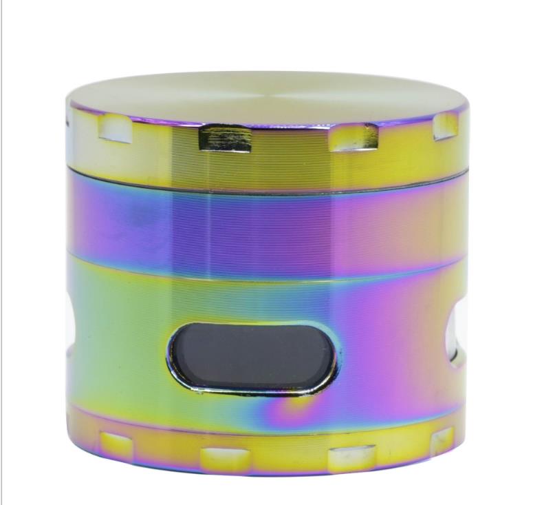 The New Four Levels of 63 Mm Diameter Zinc Alloy Side Window Chamfering Blue Dazzle Colour Grinding Smoke, The Smoke Cracker
The New Four Levels of 63 Mm Diameter Zinc Alloy Side Window Chamfering Blue Dazzle Colour Grinding Smoke, The Smoke Cracker