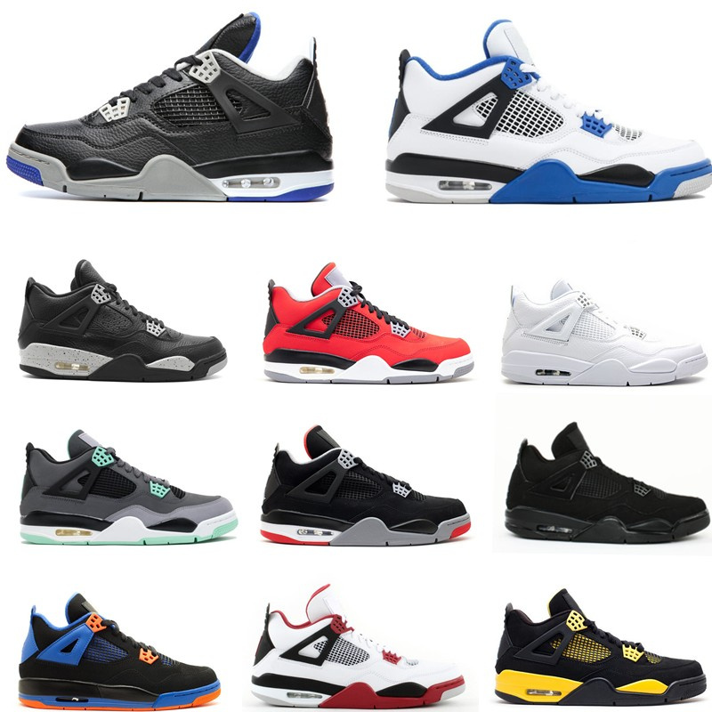 Hot Sell Motorsport IV 4 Mens basketball shoes Green Glow Alternate 25th Anniversary Sneaker 4s Oreo Women trainer Red Black White Blue, Color 3 36-47 oreo
Hot Sell Motorsport IV 4 Mens basketball shoes Green Glow Alternate 25th Anniversary Sneaker 4s Oreo Women trainer Red Black White Blue, Color 3 36-47 oreo