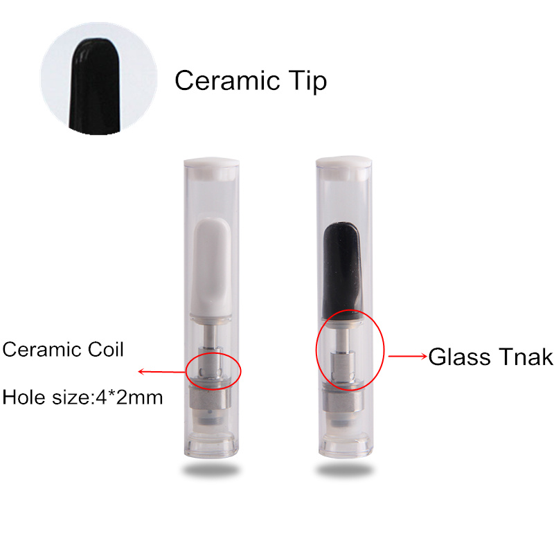 TH205 Ceramic coil tank CE3 O Pen Vape eCig Glass Atomizer 0.5ml Thick oil vaporizer Cartridge With colorful ceramic tip
TH205 Ceramic coil tank CE3 O Pen Vape eCig Glass Atomizer 0.5ml Thick oil vaporizer Cartridge With colorful ceramic tip