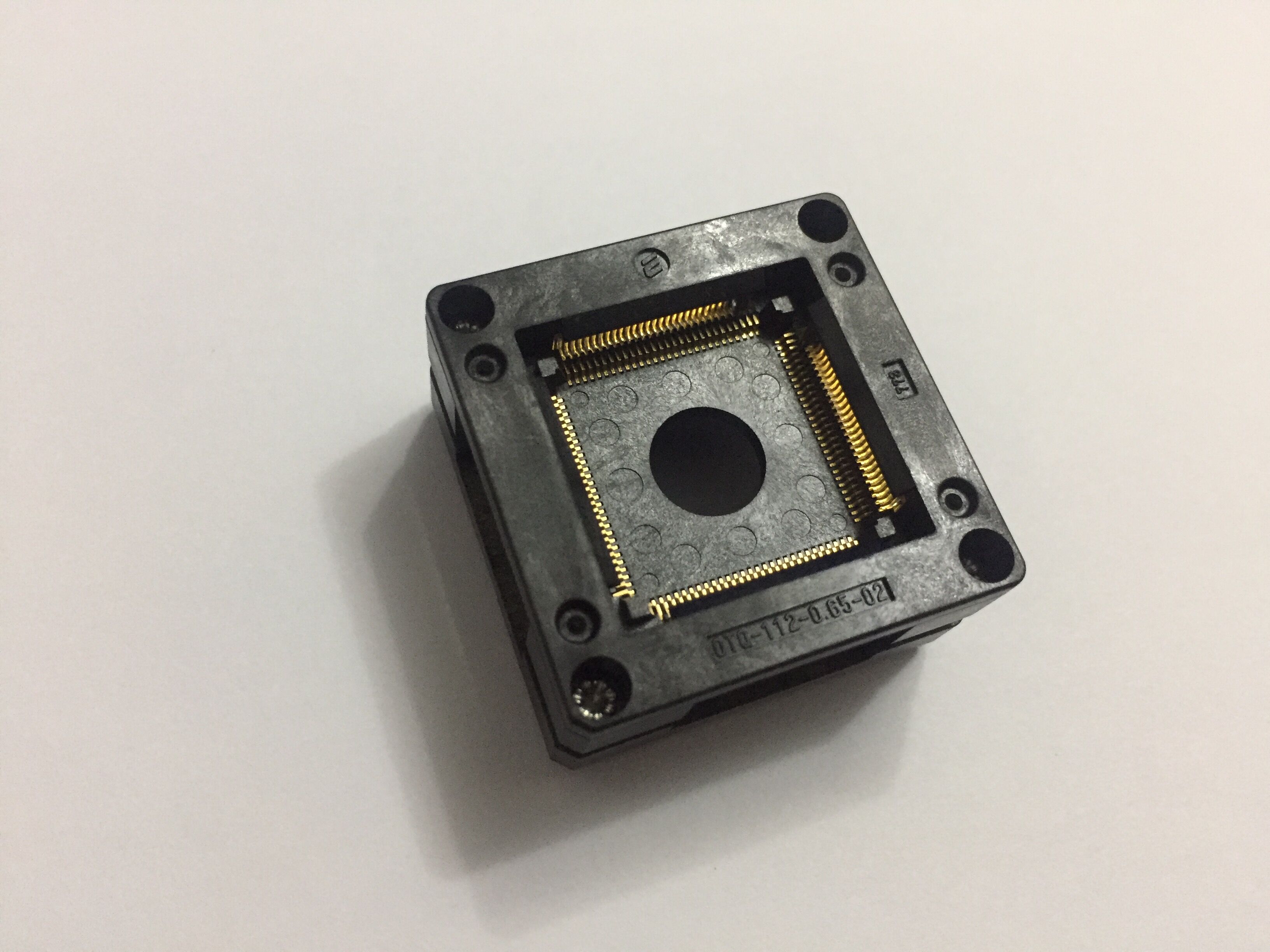 OTQ-112-0.65-02 Enplas IC Test Socket QFP112P 0.65mm Pitch Burn in Socket