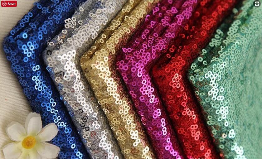 Great Gatsby wedding table cloth Rose gold round and rectangle Add Sparkle with Sequins wedding cake table idea Masquerade Birthday Party