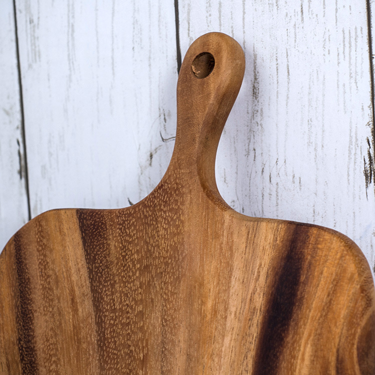 Chopping Blocks Kitchen Wood Food Plate Wooden Pizza Sushi Bread Whole Wood Tray Cutting Board No Paint8658662