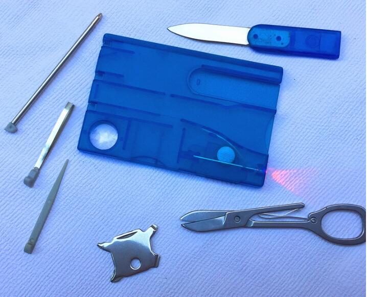 Outdoor Camping Beauty Tools Switzerland Card Knife with LED light Multifuntion Card Survival Swiss Knife 35pcs
Outdoor Camping Beauty Tools Switzerland Card Knife with LED light Multifuntion Card Survival Swiss Knife 35pcs