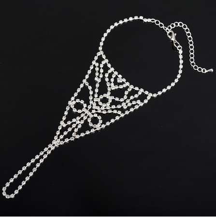 Precions Slave Anklet Chain Eye-Popping Rhinestone Body Jewelry Casual Beach Barefoot Sandal Silver Foot Anklet Top Selling
Precions Slave Anklet Chain Eye-Popping Rhinestone Body Jewelry Casual Beach Barefoot Sandal Silver Foot Anklet Top Selling