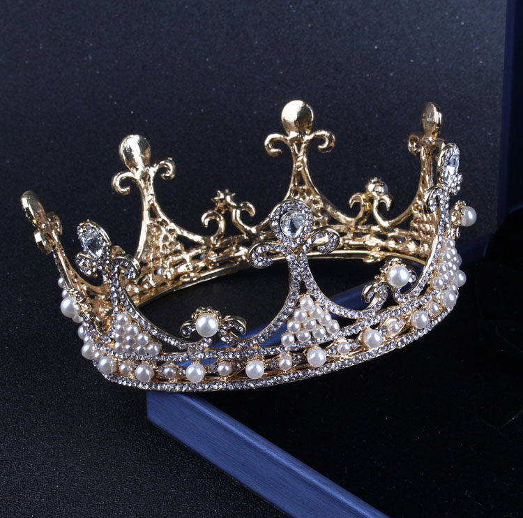 2018 Fashion Luxury Bridal Tiara Jewelry Rhinestone Pearl Necklace Crown Wedding Accessories 9 Styles Bling Wedding Hair Accessories
