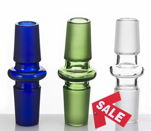 Colorful Glass Adapter Glass Drop Down Mini Adaptors 14mm 18mm male to male Joint Bule Green Clear for Glass Bongs
Colorful Glass Adapter Glass Drop Down Mini Adaptors 14mm 18mm male to male Joint Bule Green Clear for Glass Bongs