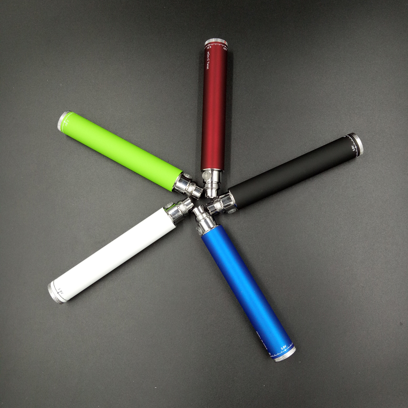 EGo-c Twist Battery for Electronic Cigarette Variable Voltage 3.2-4.8V 650mah 900mah 1100mah for all series eGo Kit E cigarette DHL free
EGo-c Twist Battery for Electronic Cigarette Variable Voltage 3.2-4.8V 650mah 900mah 1100mah for all series eGo Kit E cigarette DHL free