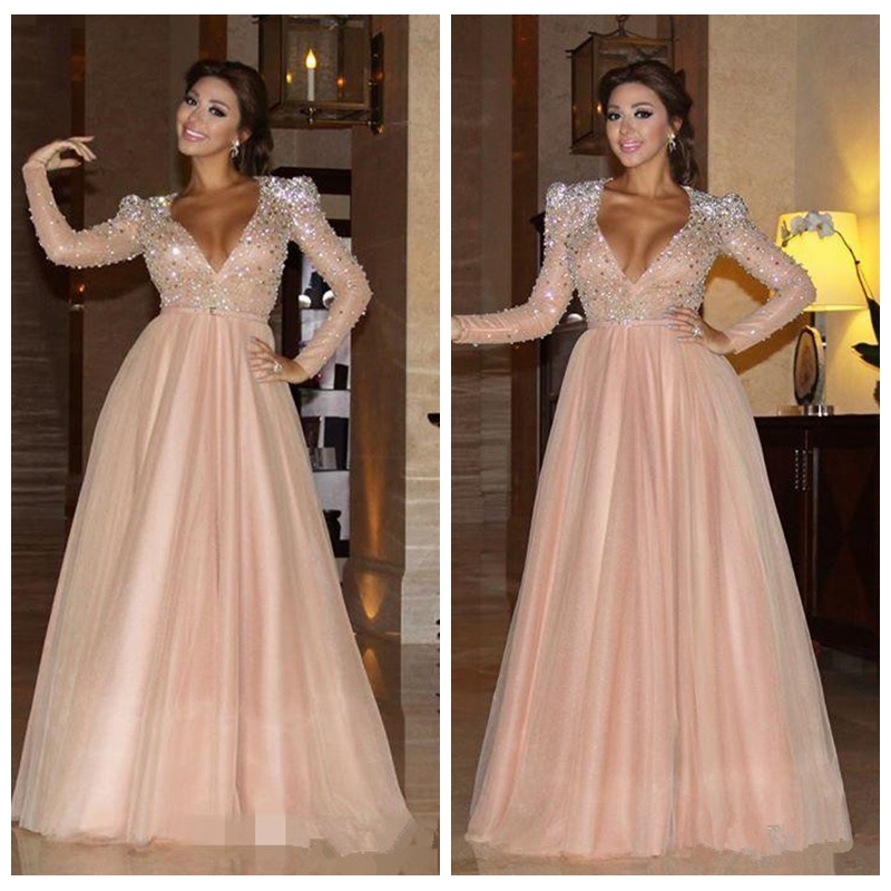 Myriam Fares 2018 Formal Evening Dresses Long Sleeves Vestidos Sweetheart Prom Party Gowns With Crystals Beaded Cheap Celebrity Dresses, Brown
Myriam Fares 2018 Formal Evening Dresses Long Sleeves Vestidos Sweetheart Prom Party Gowns With Crystals Beaded Cheap Celebrity Dresses, Brown