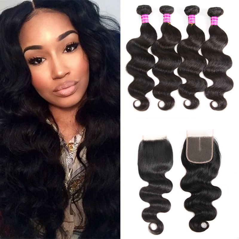 Unprocessed Body Wave Bundles With Lace Closure Accessories Brazilian Virgin Human Hair Extensions Malaysian Weave Bundles Free Shipping
Unprocessed Body Wave Bundles With Lace Closure Accessories Brazilian Virgin Human Hair Extensions Malaysian Weave Bundles Free Shipping