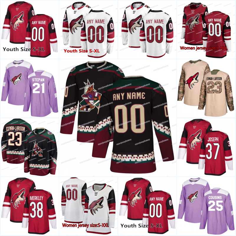 2018 New Season Dave Bolland Barrett Hayton Vinnie Hinostroza Hudson Fasching Robbie Russo Oesterle Arizona Coyotes Hockey Jerseys, Black;red
2018 New Season Dave Bolland Barrett Hayton Vinnie Hinostroza Hudson Fasching Robbie Russo Oesterle Arizona Coyotes Hockey Jerseys, Black;red