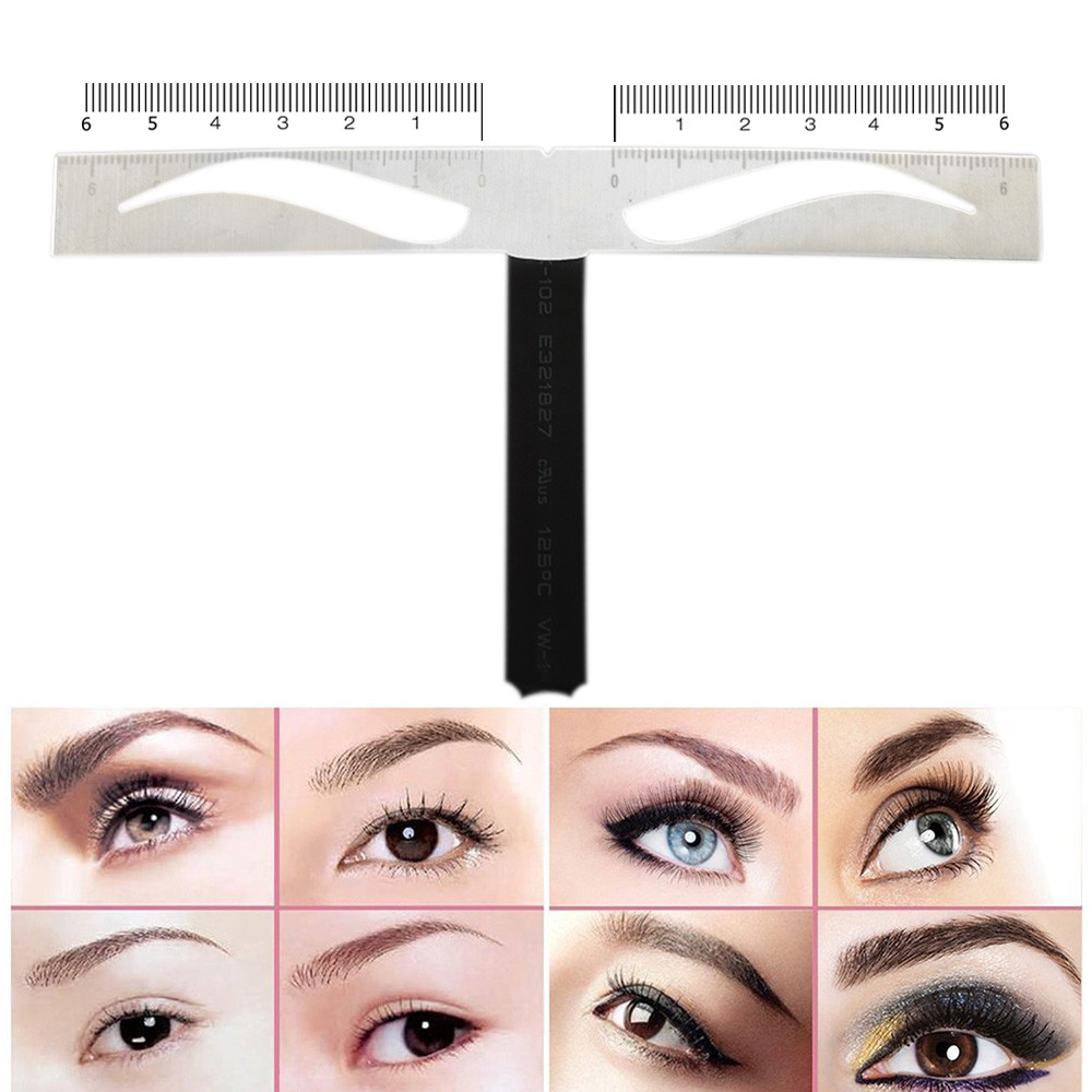 Regla Microblading Eyebrow Stencil Ruler Metal Permanent Makeup Tattoo Position Shape Ruler for Eyebrow Template Tools
Regla Microblading Eyebrow Stencil Ruler Metal Permanent Makeup Tattoo Position Shape Ruler for Eyebrow Template Tools
