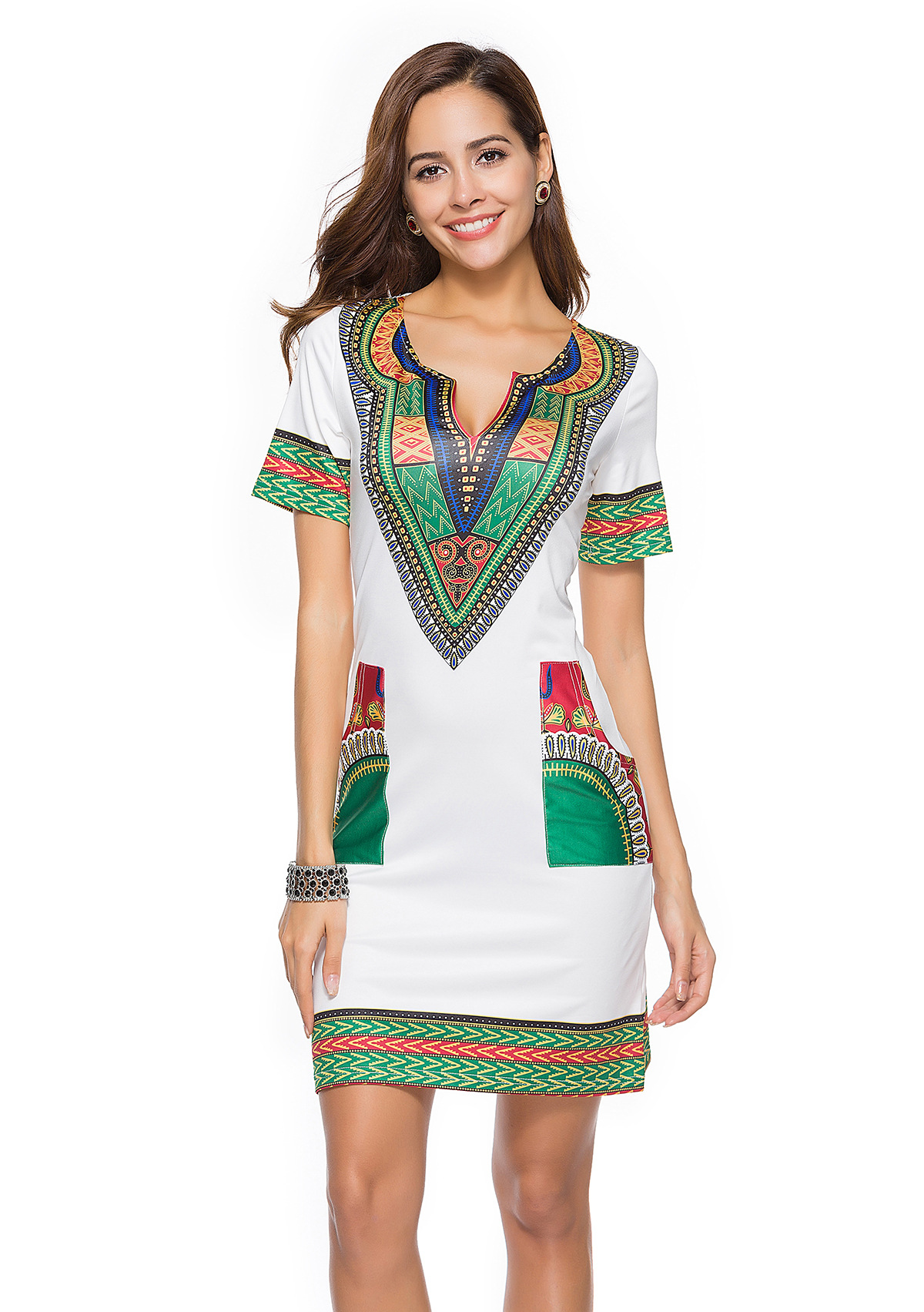Women Mini Dress Bohemia Print V Neck Pockets Short Sleeve Casual Plus Size S- Summer Fashion Clothes
Women Mini Dress Bohemia Print V Neck Pockets Short Sleeve Casual Plus Size S- Summer Fashion Clothes