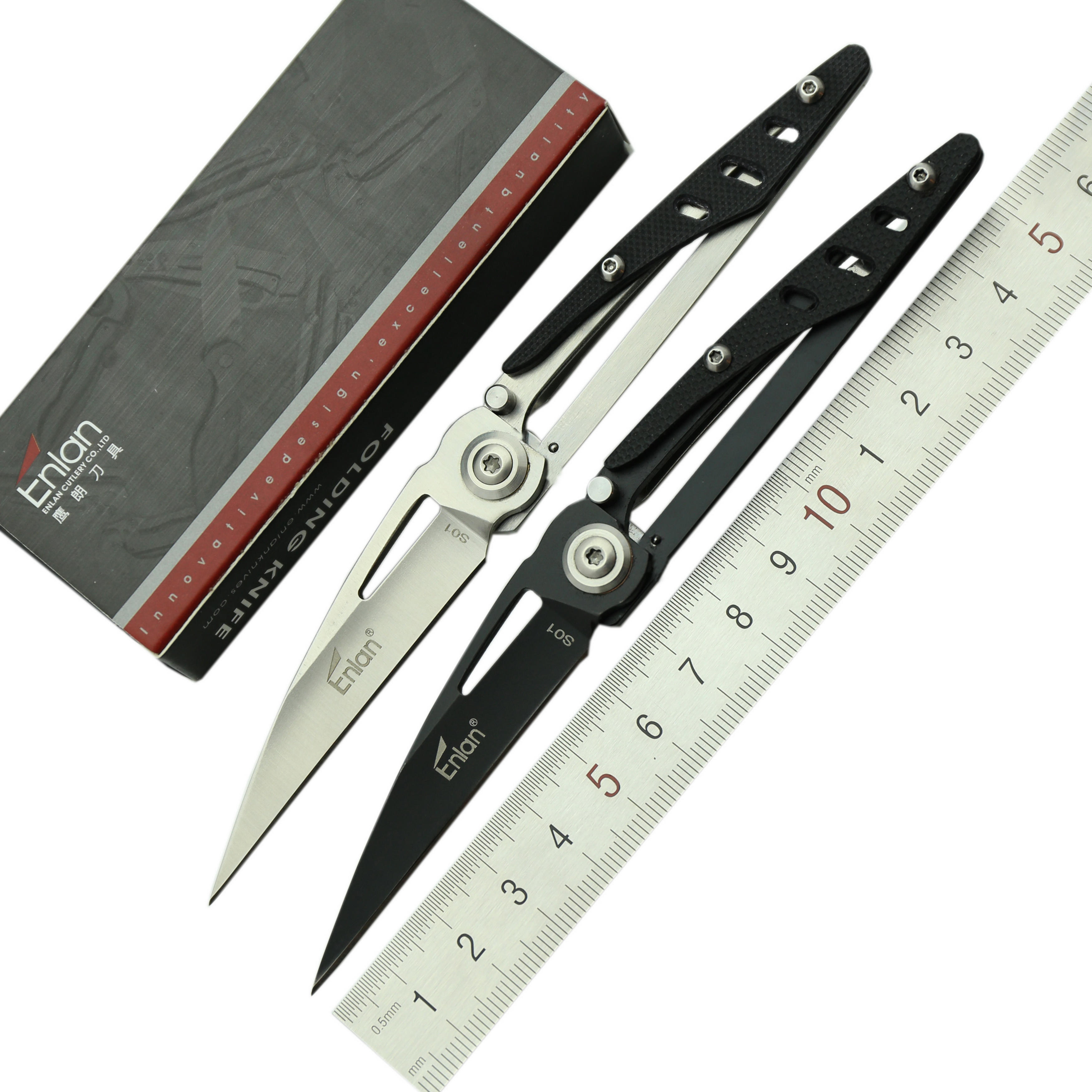 Enlan Brand Mini Gift Nails Folding pocket Knife Blade 8Cr13Mov G10 Handle knife sharp outdoor hiking camping hunting survive tactical knive
Enlan Brand Mini Gift Nails Folding pocket Knife Blade 8Cr13Mov G10 Handle knife sharp outdoor hiking camping hunting survive tactical knive