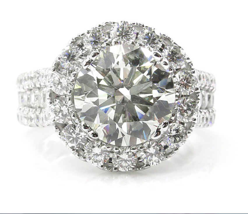 Wholesale Jewelry Wedding Rings, Size 6-10, Professional Sterling Sier Fill Round Ring with White Topaz CZ Dia Accent for Women Free shippin