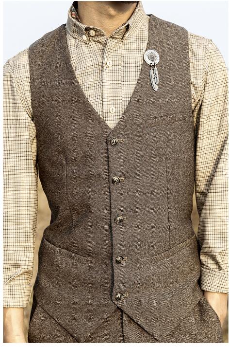 2019 Latest Farm Groom VestsWedding Wool Tailor Made Groomsmen Attire Slim Fit Mens Suit Vest Prom Wedding Waistcoat Dress