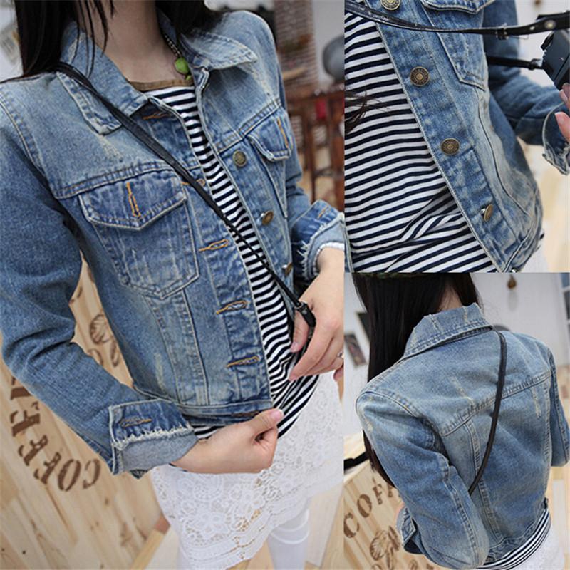 Women's Jackets Ladies Denim Outerwear Jeans Coat Classical Women Fashion Coats Rivets Female M-4XL, Blue
Women's Jackets Ladies Denim Outerwear Jeans Coat Classical Women Fashion Coats Rivets Female M-4XL, Blue