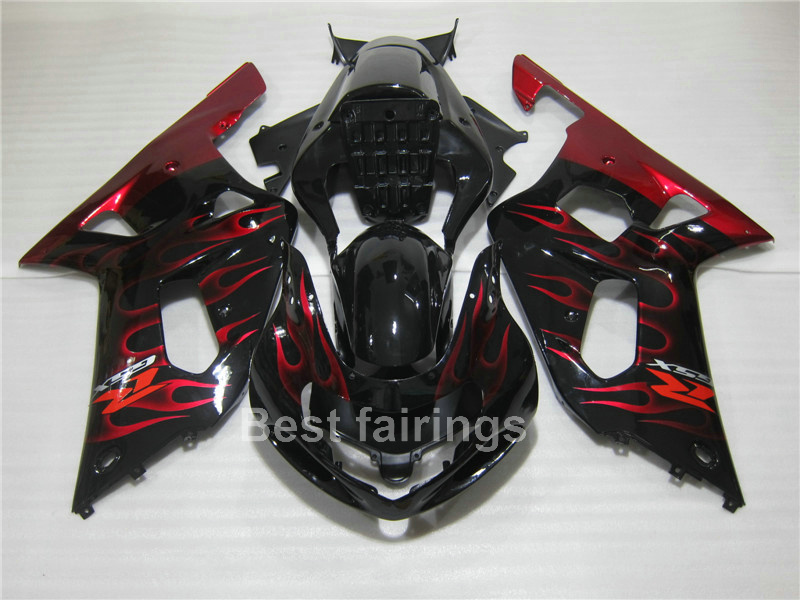 Free custom fairing kit for SUZUKI GSXR600 GSXR750 2001 2002 2003 red flames in black GSXR 600 750 01 02 03 fairings VV45, Same as picture
Free custom fairing kit for SUZUKI GSXR600 GSXR750 2001 2002 2003 red flames in black GSXR 600 750 01 02 03 fairings VV45, Same as picture