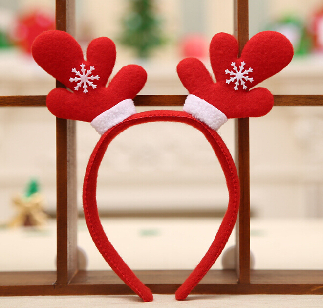 Christmas Headbands Christmas Santa Claus Adult Kids Headbands Christmas Decoration Party Toys New Year Supplies Xmas Gifts For Kids