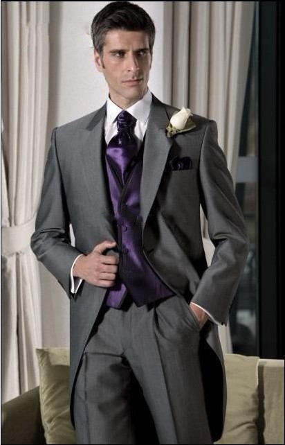 New Design Dark Grey Tailcoat Groom Tuxedos Morning Style Men Wedding Wear Excellent Men Formal Prom Party Suit(Jacket+Pants+Tie+Vest) 947, Same as image
New Design Dark Grey Tailcoat Groom Tuxedos Morning Style Men Wedding Wear Excellent Men Formal Prom Party Suit(Jacket+Pants+Tie+Vest) 947, Same as image