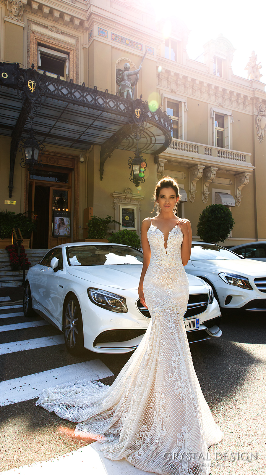 Mermaid Lace Dresses Appliques Pearls Beading Bridal Gowns Backless Tiered Tulle Dress For Wedding Party Custom
