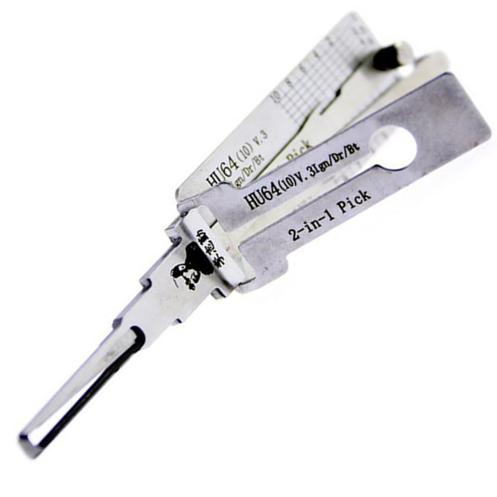 Original LISHI 2 In 1 Benz HU64 3-IN-1 Lock pick for ignition lock door lock, and decoder used for Mercedes-Benz,chrysler, Maybach
Original LISHI 2 In 1 Benz HU64 3-IN-1 Lock pick for ignition lock door lock, and decoder used for Mercedes-Benz,chrysler, Maybach