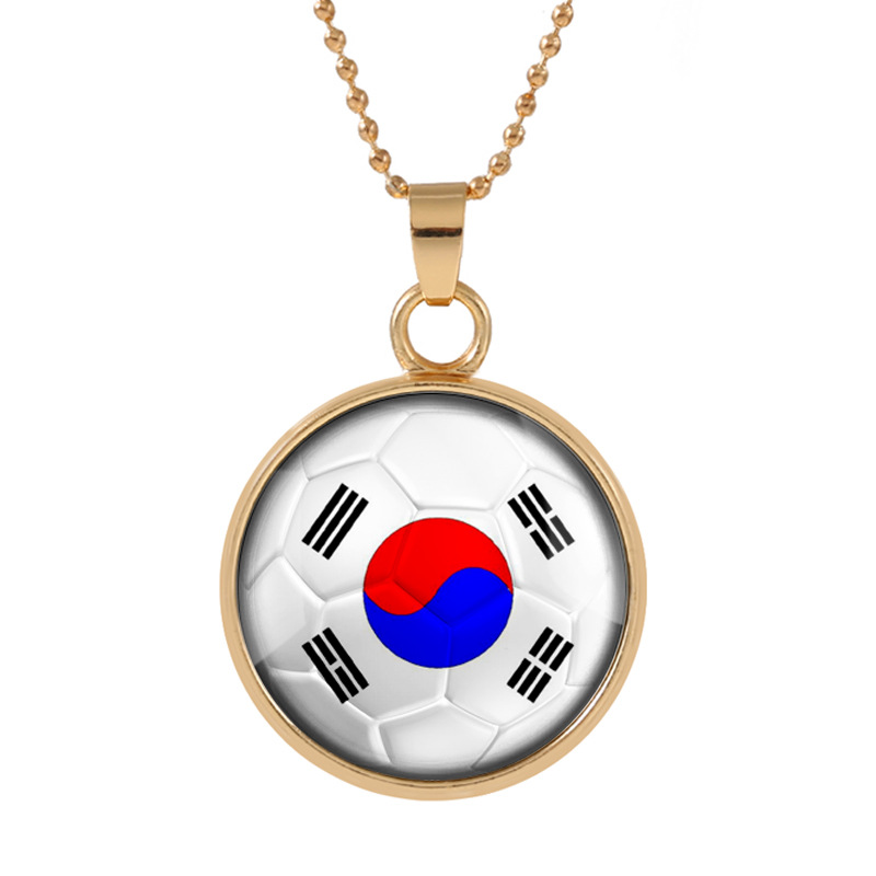 New Three-dimensional 2018 World Cup Korea Necklace Pendant colorful pendant Glass Cabochon Dome Necklaces jewelry Bestselling customed
New Three-dimensional 2018 World Cup Korea Necklace Pendant colorful pendant Glass Cabochon Dome Necklaces jewelry Bestselling customed