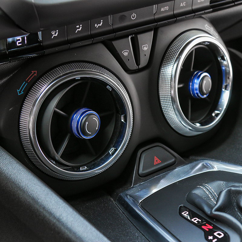 Aluminum Alloy Dash Board Panel Decoration Ring For Chevrolet Camaro Car Styling Interior Accessories