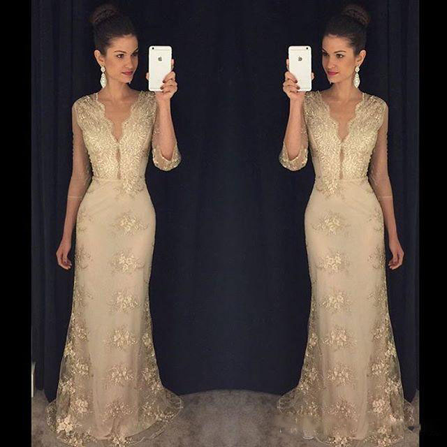 Lace Evening Dresses with Sleeves V Neck Elow Length Full Length Mother of the Bride Dresses Long Prom Gowns with Appliques, Dark green
Lace Evening Dresses with Sleeves V Neck Elow Length Full Length Mother of the Bride Dresses Long Prom Gowns with Appliques, Dark green
