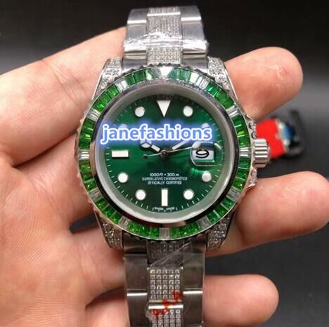 Top fashion watches green big dial ice diamond watch high quality fully automatic mechanical sports watch free shipping, Green dial
Top fashion watches green big dial ice diamond watch high quality fully automatic mechanical sports watch free shipping, Green dial