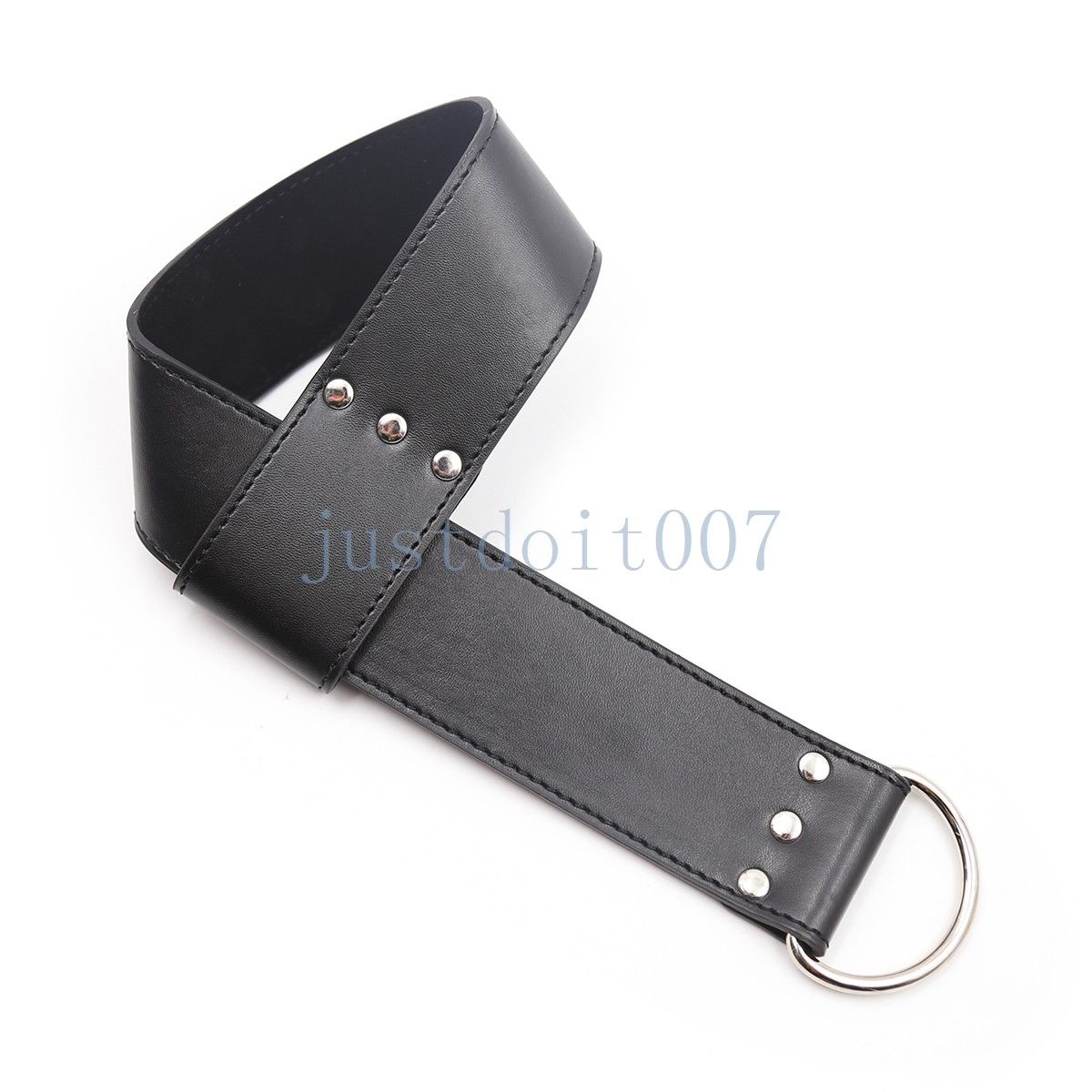 Bondage Leather Restraint Wrist Suspension Harness Cuffs hanging handcuffs Fancy Dress #R56