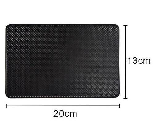 Non-Slip Mat Case For Fiat Punto Abarth 500 124 Stilo Ducato Palio Badge Emblems Interior Accessories Car Styling