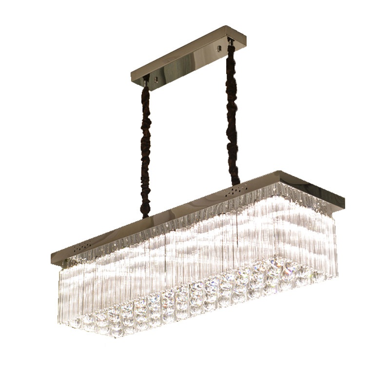 Luxury Modern Crystal Chandelier Lamp For Dining Room Rectangle Kitchen Island Hanging Crystals Lamps
Luxury Modern Crystal Chandelier Lamp For Dining Room Rectangle Kitchen Island Hanging Crystals Lamps