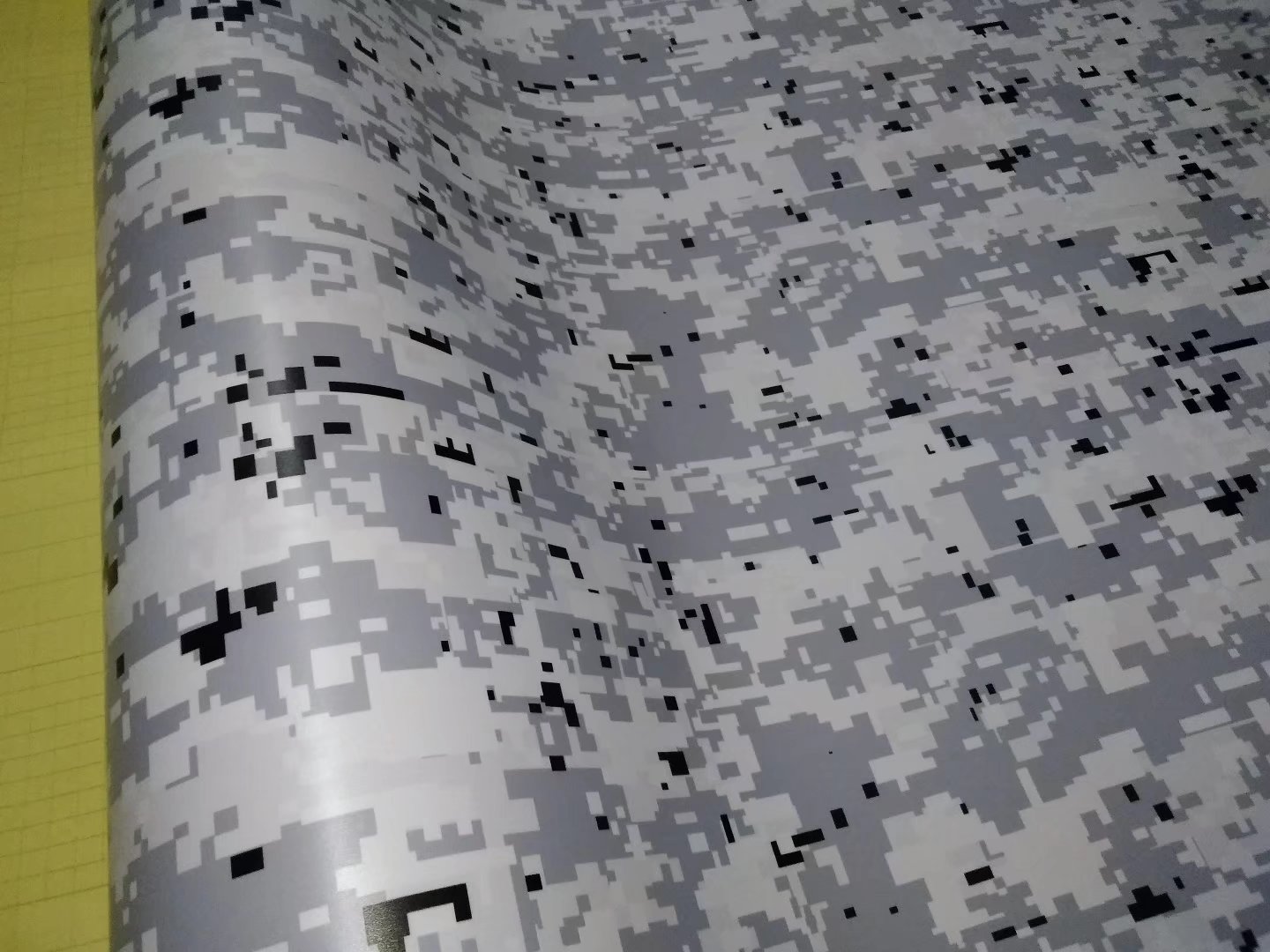 Impressive Ubran Digital White Camo Vinyl For Car Wrap With air bubble Free Camouflage Car wrapping graphics size 1.52x30m