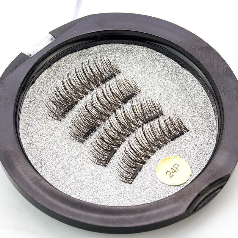 Hand-made Natural 2 Magnetic Fake Eyelashes 4pcs each pair Reusable Magnet Lashes DHL Free
Hand-made Natural 2 Magnetic Fake Eyelashes 4pcs each pair Reusable Magnet Lashes DHL Free