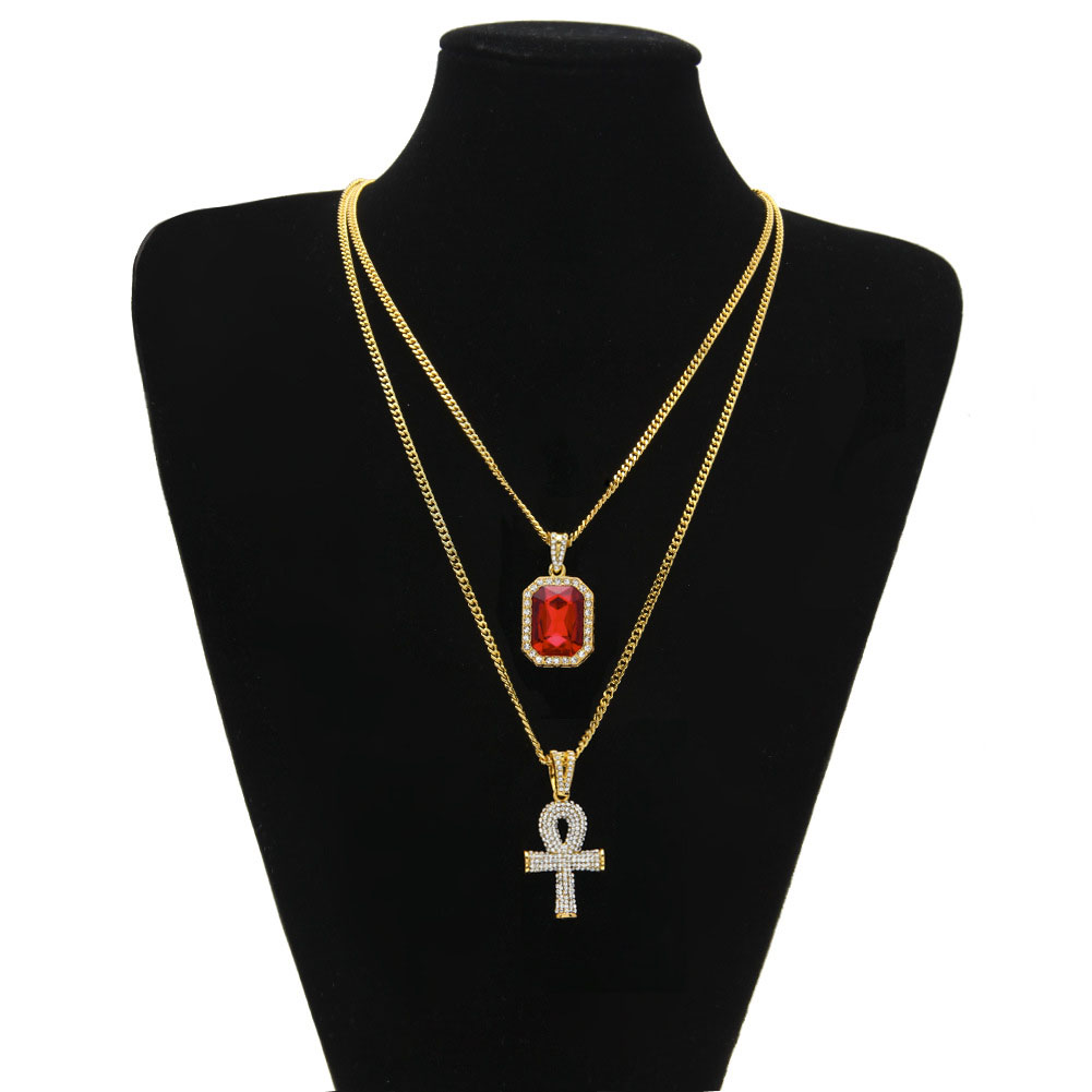 Hot Fashion Mens Cross Set Design Mens Jewelry Exquisite Hip-Hop Gem Pendant With Diamond Key Mini Square Gemstone Necklace Sets, Silver
Hot Fashion Mens Cross Set Design Mens Jewelry Exquisite Hip-Hop Gem Pendant With Diamond Key Mini Square Gemstone Necklace Sets, Silver