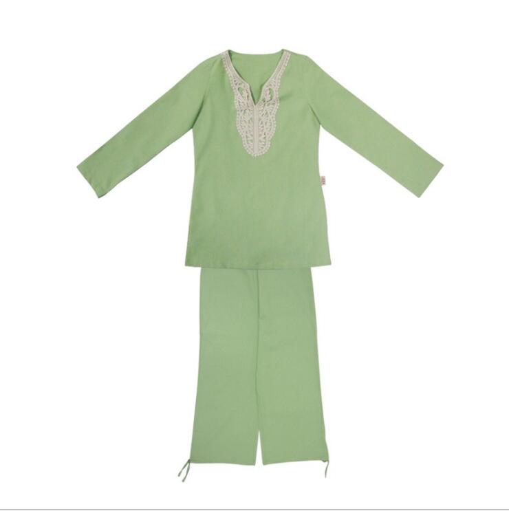 High quality Women meditation Sport Clothing cotton Hemp Yoga suits women's Large size special fitness clothes autumn Taichi Kungfu Uniform