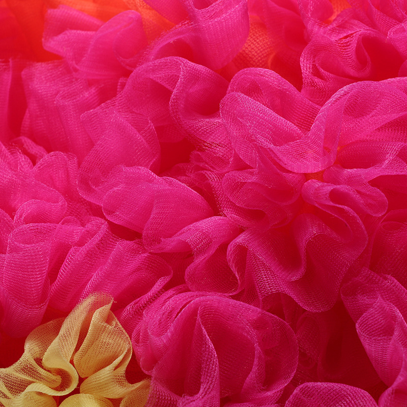 Fluffy Women's Tutu Skirt Adult Tulle Short Petticoat with Ruffles 12 Colors S916