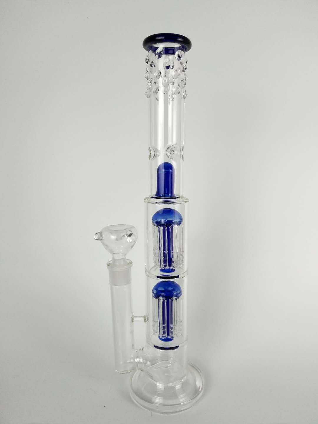 H: 16" Glass Bong "Spoiled Green/blue Speranza" double tree perc dome percolator water pipe 18mm bowl big water pipe
H: 16" Glass Bong "Spoiled Green/blue Speranza" double tree perc dome percolator water pipe 18mm bowl big water pipe