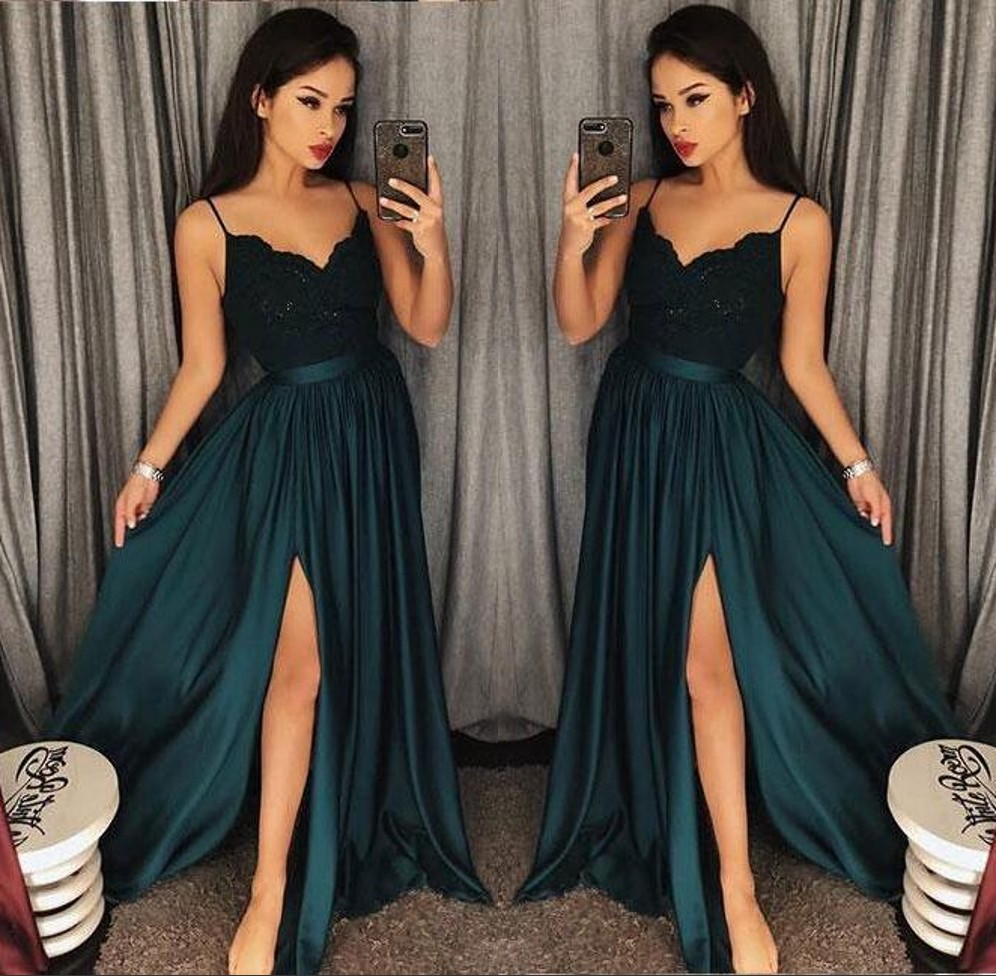 Navy Blue Slit Mermaid Prom Dresses 2018 V-neck Long Sleeve Lace Beaded Sweep Train Arabic Evening Gowns, Purple
Navy Blue Slit Mermaid Prom Dresses 2018 V-neck Long Sleeve Lace Beaded Sweep Train Arabic Evening Gowns, Purple